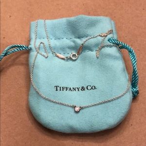 Tiffany &Co “In the Yard” 925 and diamond necklace